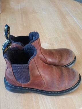 Dr. Martens Kids Brown Leather Chelsea Boots Junior Kids Size 4 Youth Girls